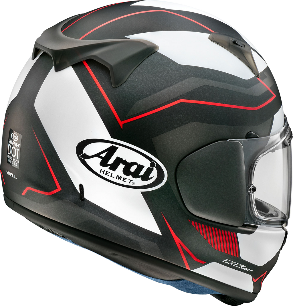 ARAI HELMETS Regent-X Helmet - Sensation - Red Frost - Medium 0101-15841