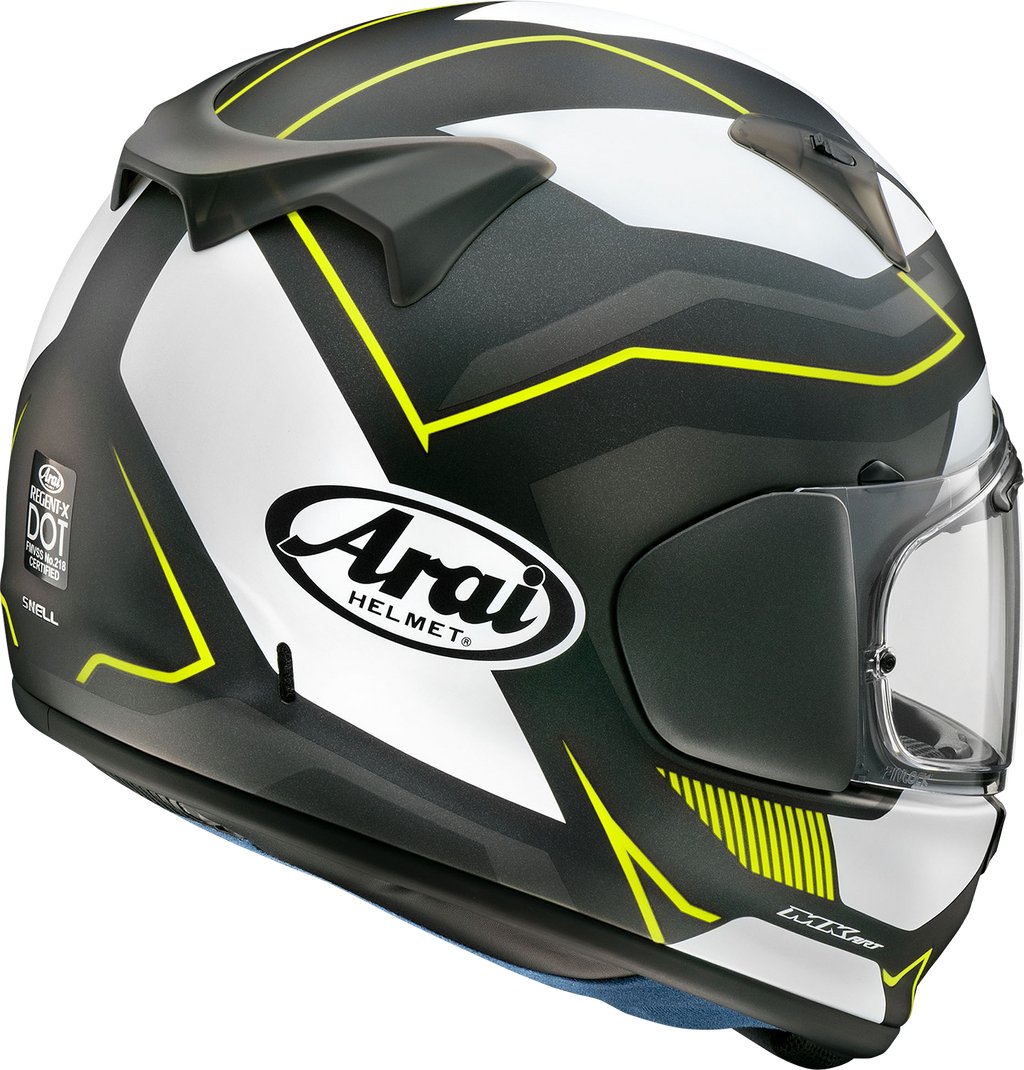 ARAI HELMETS Regent-X Helmet - Sensation - Yellow Frost - Medium 0101-15848