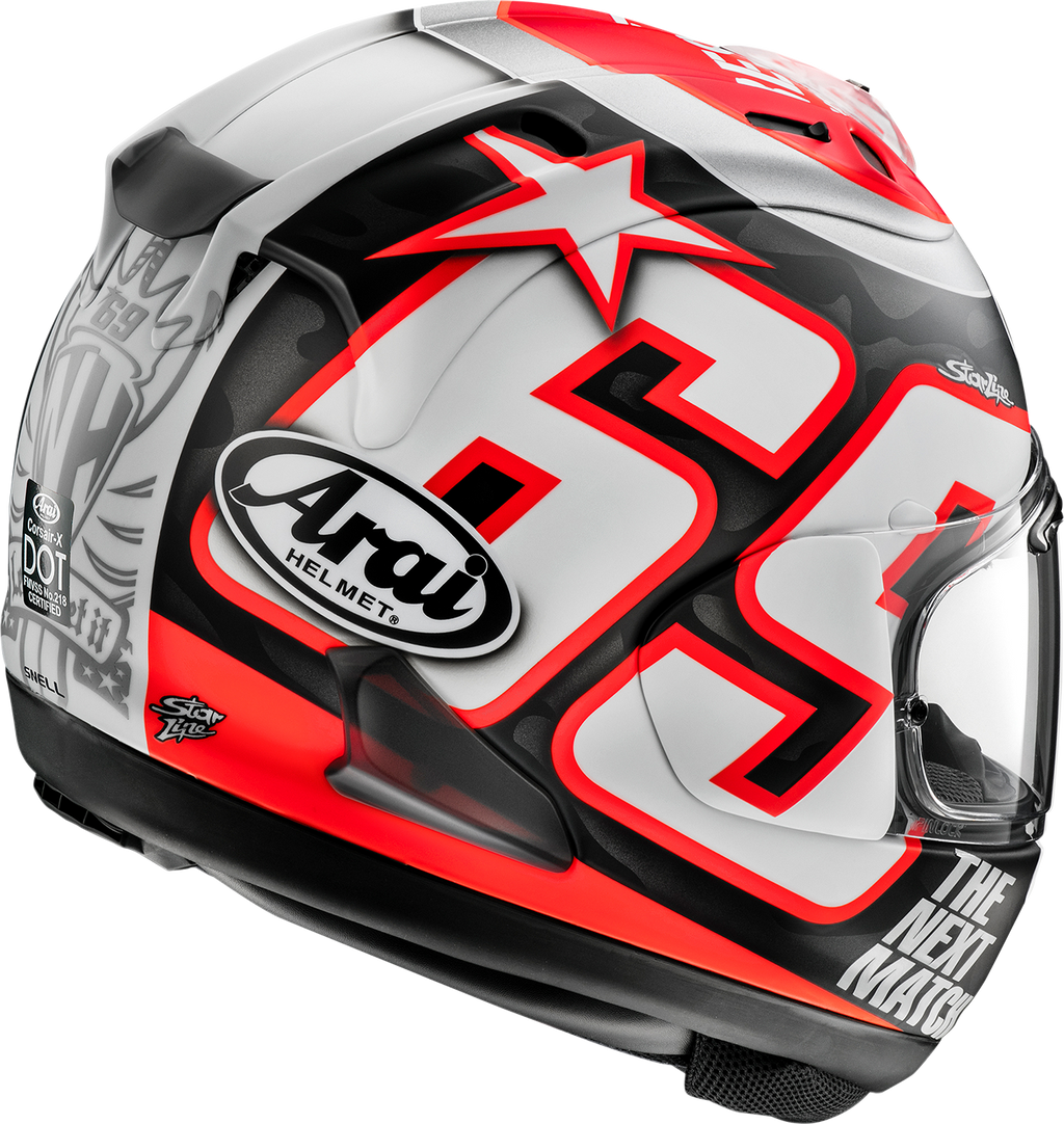 ARAI HELMETS Corsair-X Helmet - Nicky Reset - Frost - Small 0101-15896