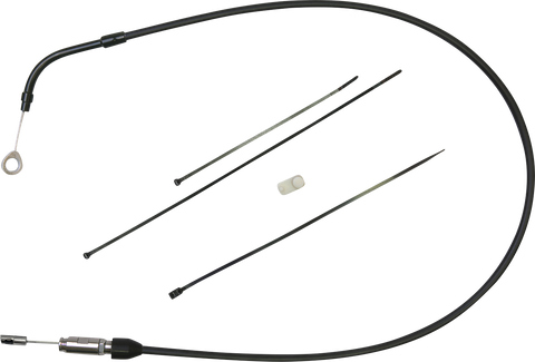 DRAG SPECIALTIES Clutch Cable - Upper - Bent Tube - 41" - Black/Black 6323502HE