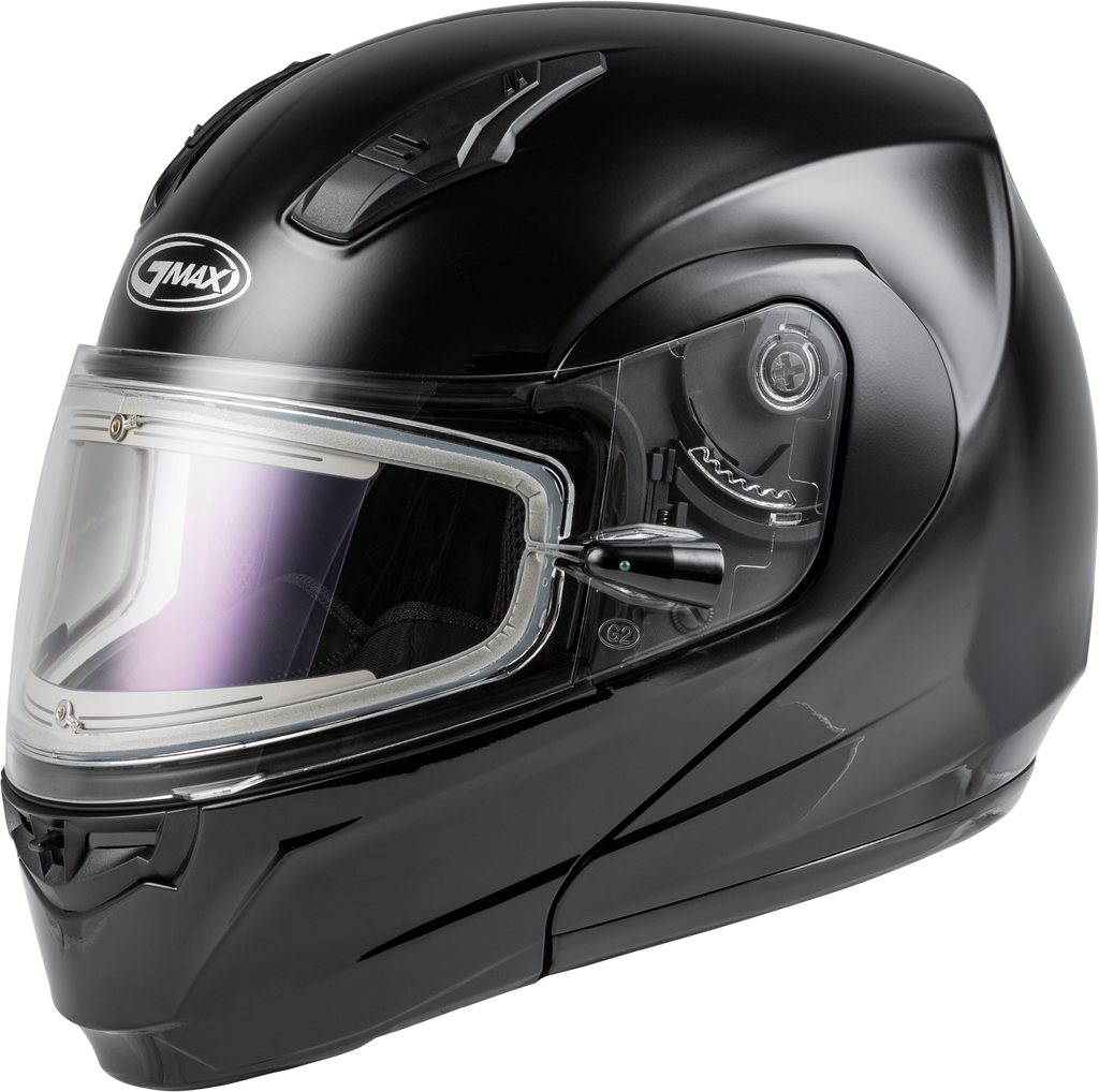 Md 04s Modular Snow Helmet W/Electric Shield Black 3x