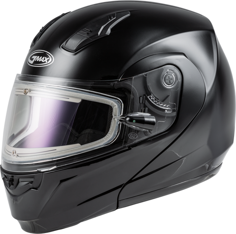Md 04s Modular Snow Helmet W/Electric Shield Black 3x