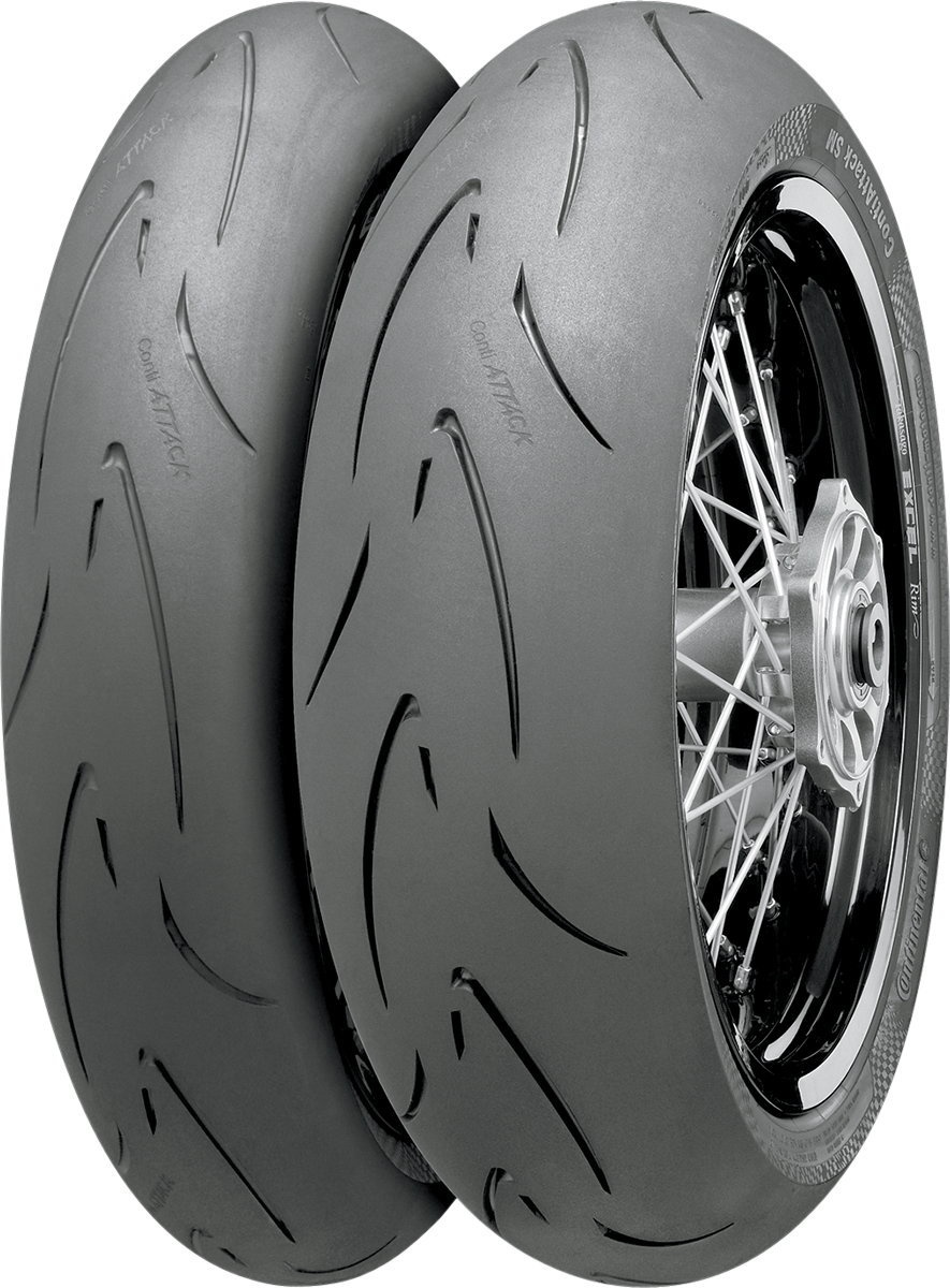 CONTINENTAL Tire - ContiSportAttack 2 - Front - 120/70R17 - (58W) 02440060000