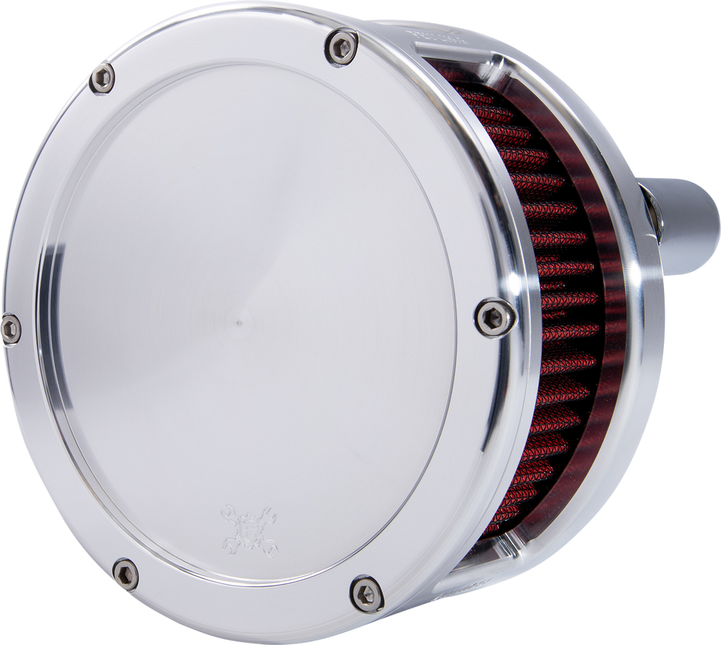 FEULING OIL PUMP CORP. Air Cleaner - BA Series - Raw - Solid Cover - Red - M8 5431