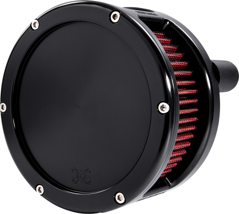 FEULING OIL PUMP CORP. Air Cleaner - BA Series - Black - Solid Cover - Red - M8 5433