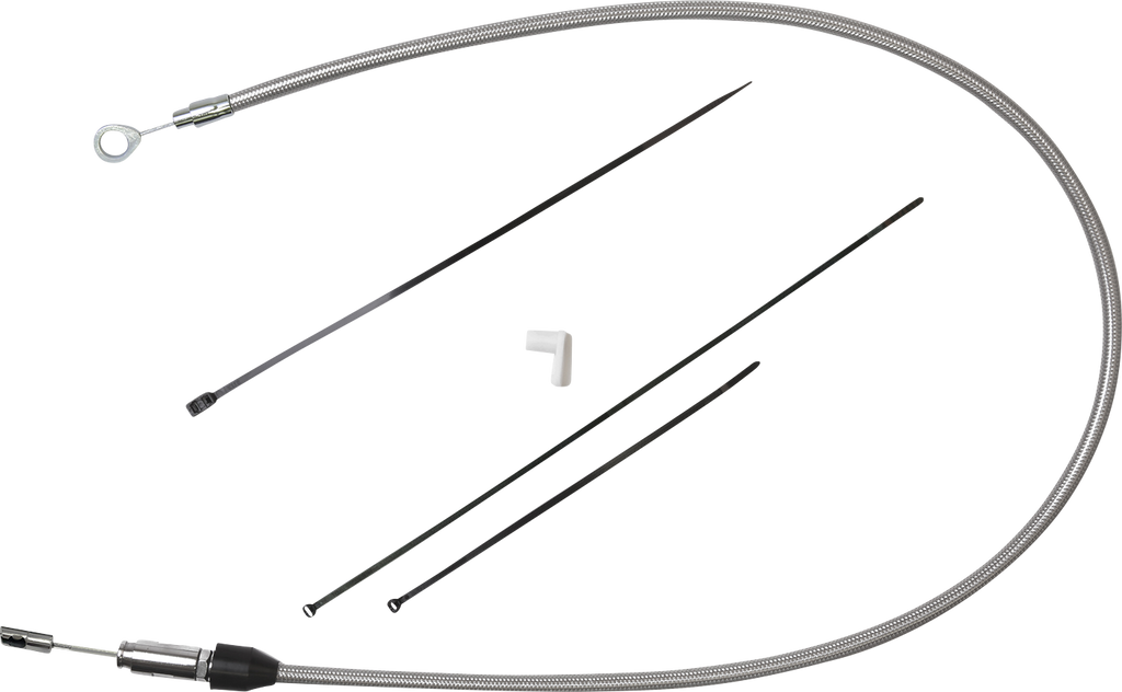 DRAG SPECIALTIES Clutch Cable - Upper - 36" - Stainless Steel 5323402HE