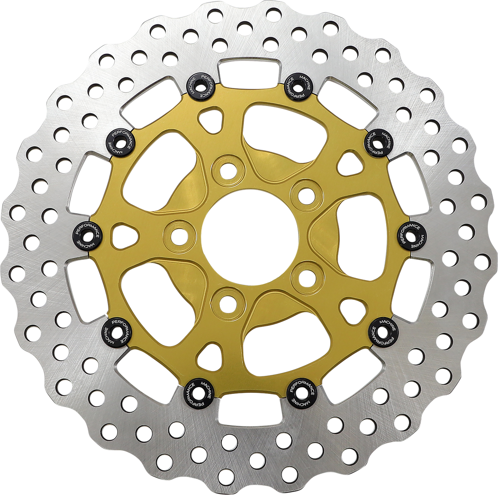 PERFORMANCE MACHINE (PM) Rear Dominator Rotor - 11.5" - Gold 0133-1536S-G