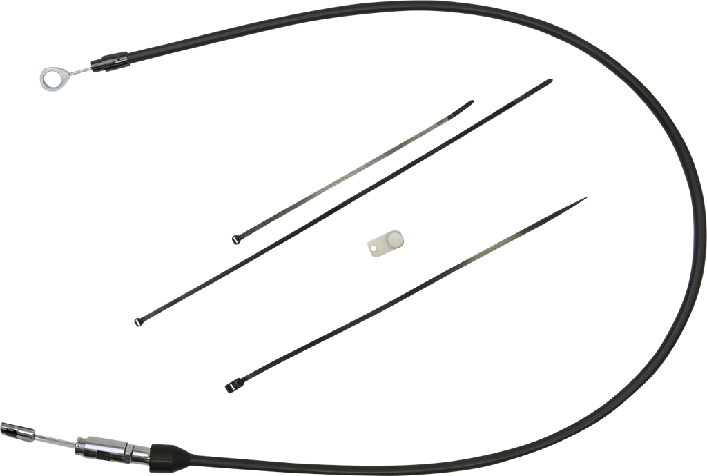 DRAG SPECIALTIES Clutch Cable - Upper - 36" - Black/Black 6323402HE