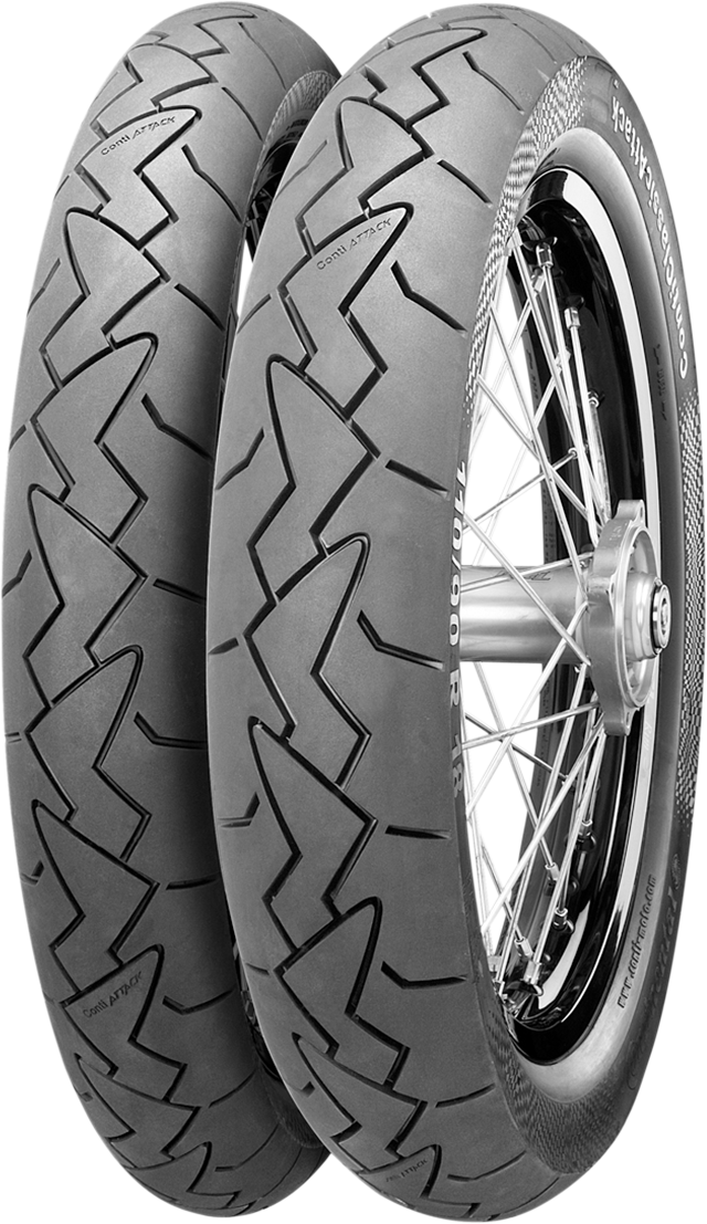 CONTINENTAL Tire - ClassicAttack - Front - 100/90R19 - 57V 02441780000