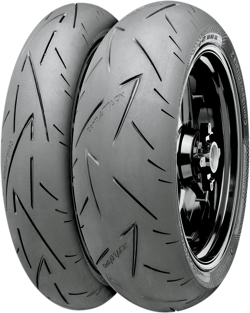 CONTINENTAL Tire - ContiSportAttack 2 - Front - 120/70R17 - (58W) 02440260000
