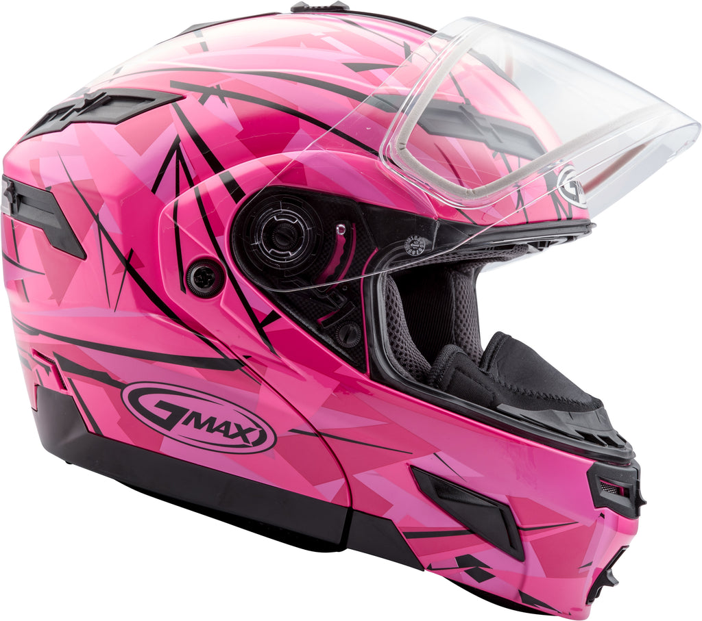 Gm 54s Modular Scribe Snow Helmet Hi Vis Pink Xl