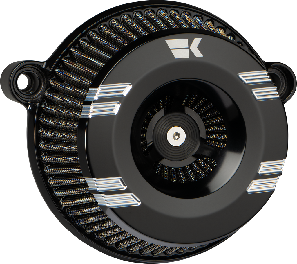 KHROME WERKS Instigator Air Cleaner - Klassic  - Black - Twin Cam 250200