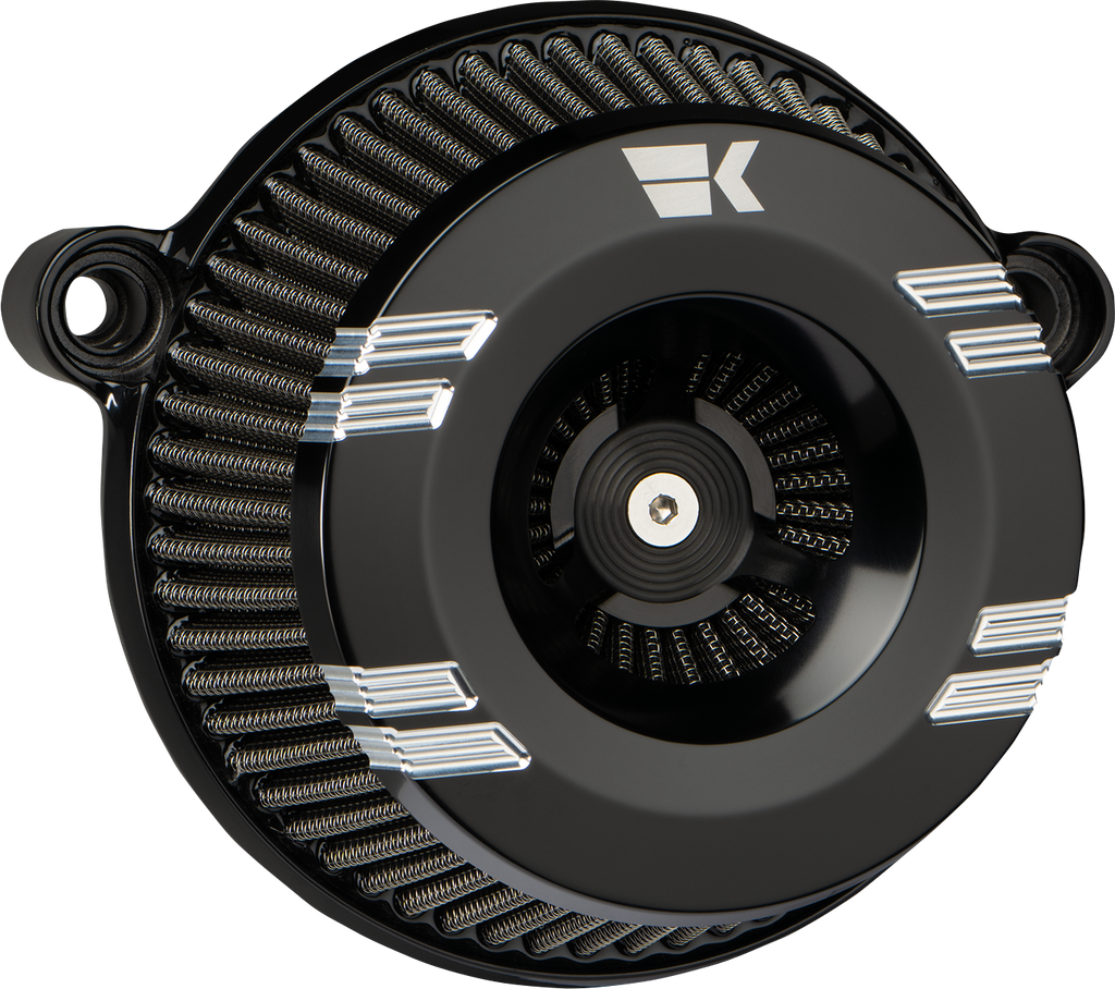 KHROME WERKS Instigator Air Cleaner - Klassic  - Black - Twin Cam 250200