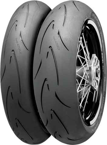 CONTINENTAL Tire - ContiAttack SM Evo - Front - 120/70R17 - 58H 02445730000