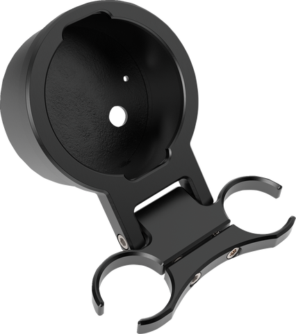 LA CHOPPERS T-Bar Gauge Mount - Single - Black - 1.50" Diameter LA-7398-21B