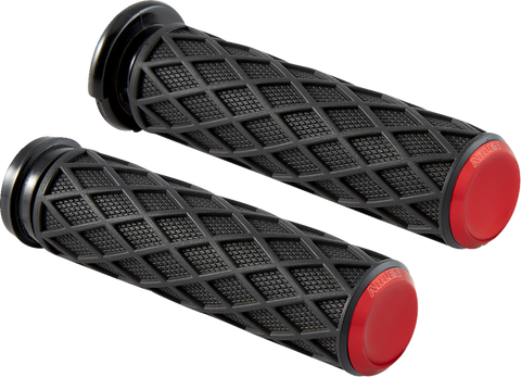 ARLEN NESS Grips - Diamond - TBW - Red 500-017