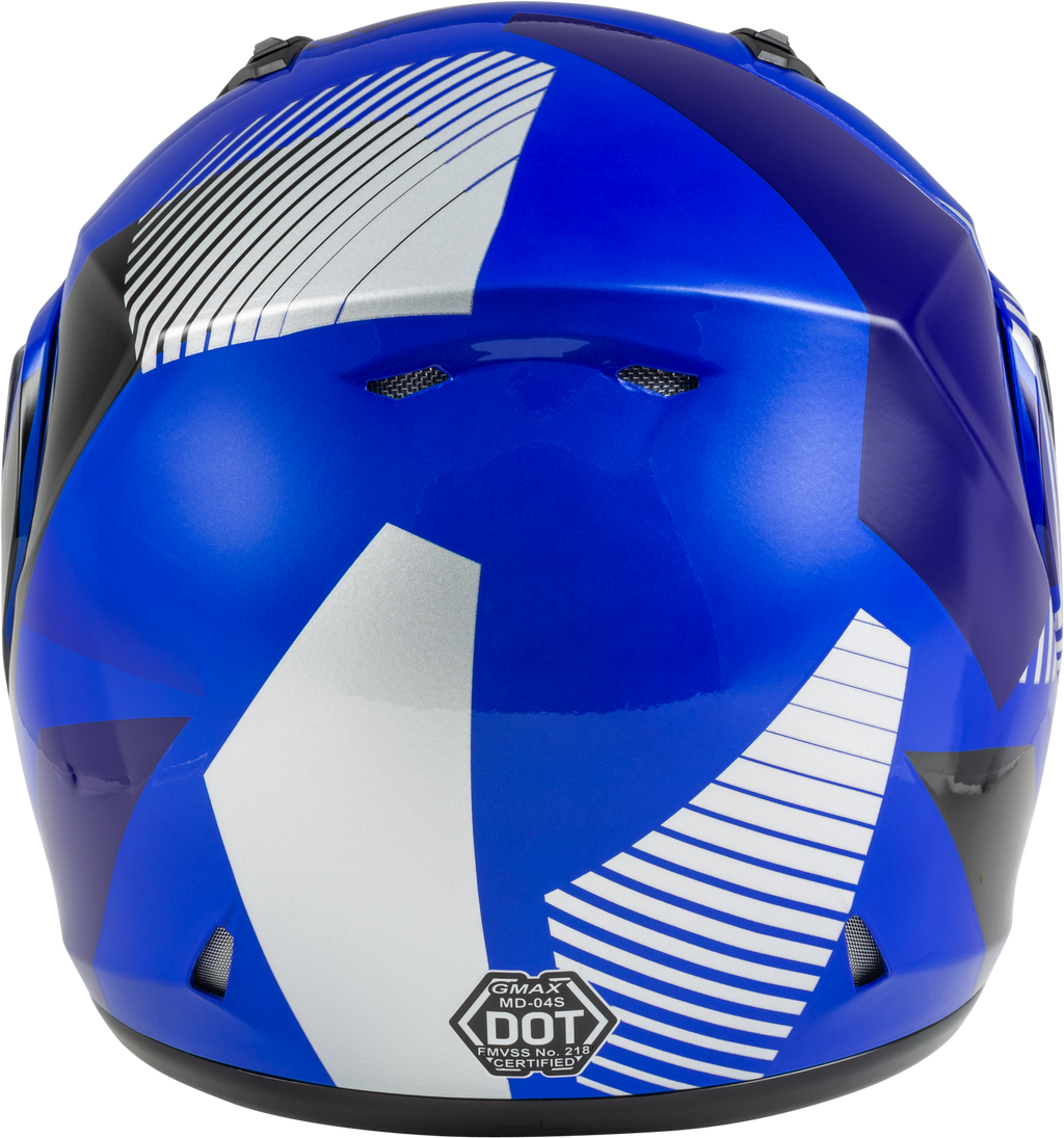 Md 04s Modular Reserve Snow Helmet Blue/Silver/Black 2x