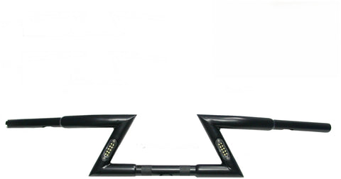 Gloss Black Z Bars 6" Rise W/Led Turn Signals