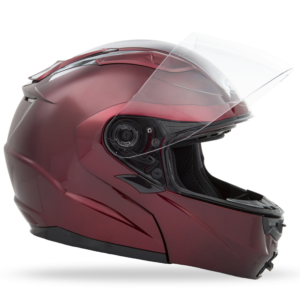 Gm 64 Modular Helmet Wine Red 3x