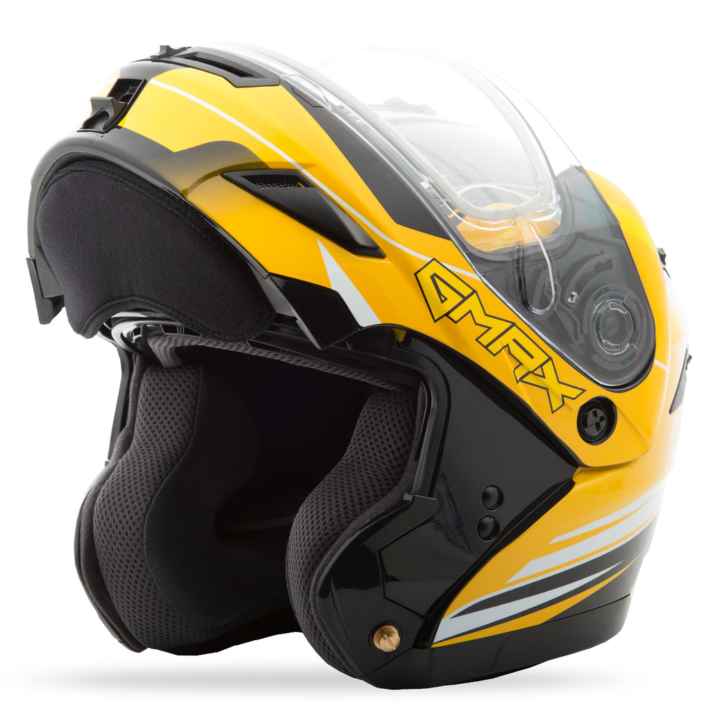 Gm 54s Modular Terrain Snow Helmet Black/Yellow Xl