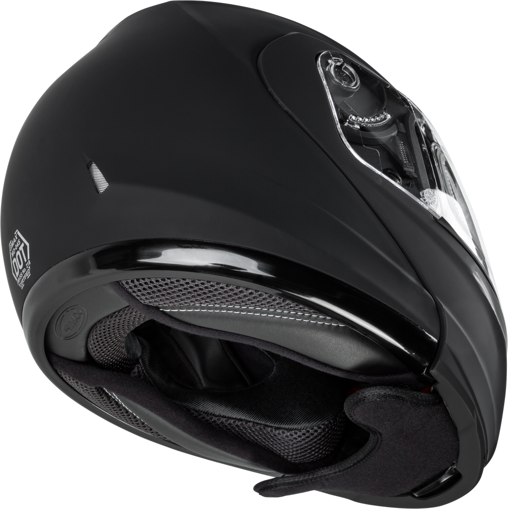 Md 04s Modular Snow Helmet W/Electric Shield Matte Blk Lg