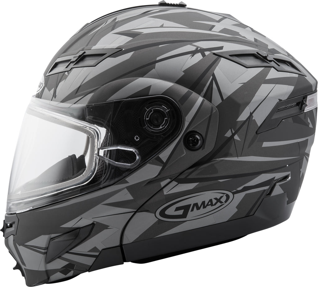Gm 54s Modular Scribe Snow Helmet Matte Black/Grey Lg