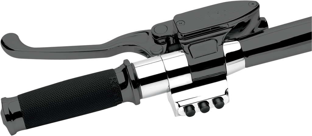 PERFORMANCE MACHINE (PM) Spacer - Left Side - Cable Clutch - 1-1/4" Handlebars - Chrome 0011-0751MP