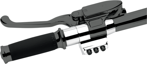 PERFORMANCE MACHINE (PM) Spacer - Left Side - Cable Clutch - 1-1/4" Handlebars - Chrome 0011-0751MP