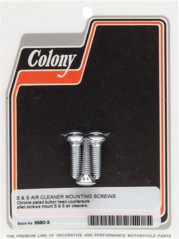 COLONY Cover Bolts - Air Cleaner 9980-3