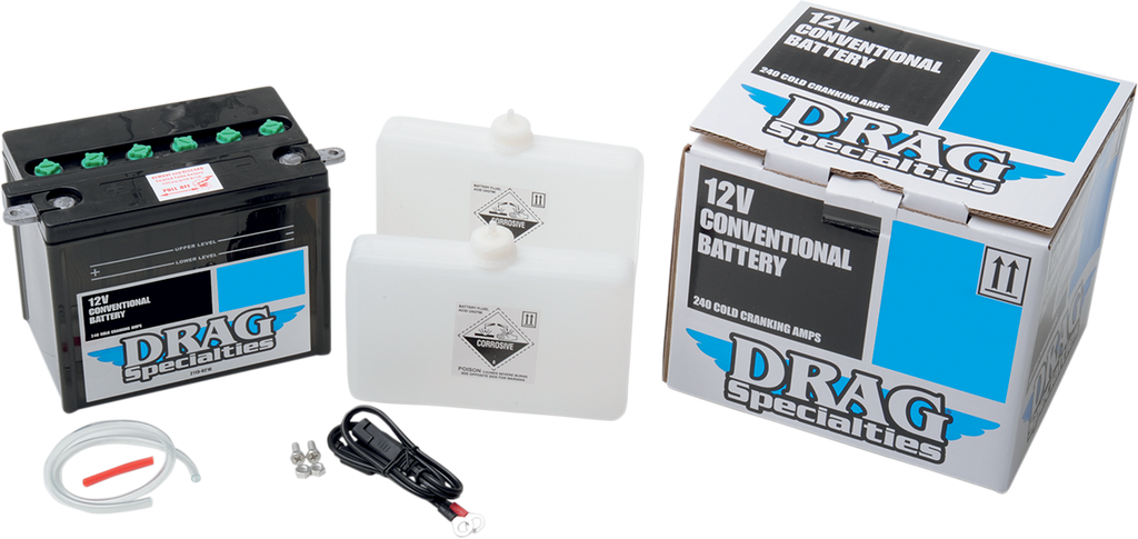 DRAG SPECIALTIES Battery Kit - CHD4-12 DHD4-12FP