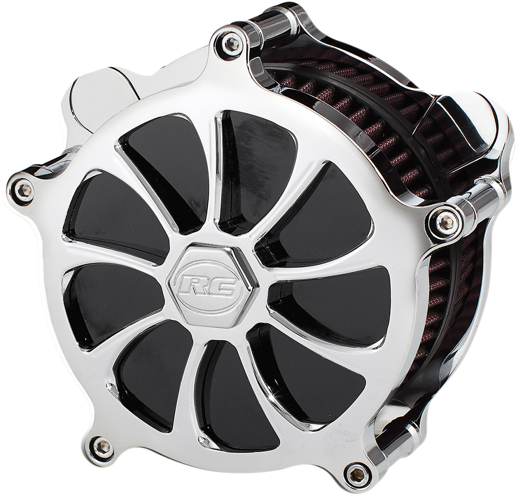 RC COMPONENTS Revolt Air Cleaner - Chrome AC01C-124C