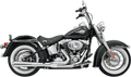 BASSANI XHAUST 2:1 Exhaust - Chrome - Long - Softail 12111J