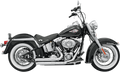 BASSANI XHAUST FireSweep Exhaust - Chrome - Softail 12113D