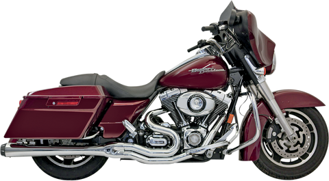 BASSANI XHAUST Megapower 2:1 Exhaust -  1-3/4" to 1-7/8" to 2" - Chrome FLH-767