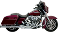 BASSANI XHAUST 2:1 Exhaust - Chrome - Megaphone - '95-'16 FL FLH-747