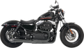 BASSANI XHAUST Mega Power Exhaust - Black 1X22RB