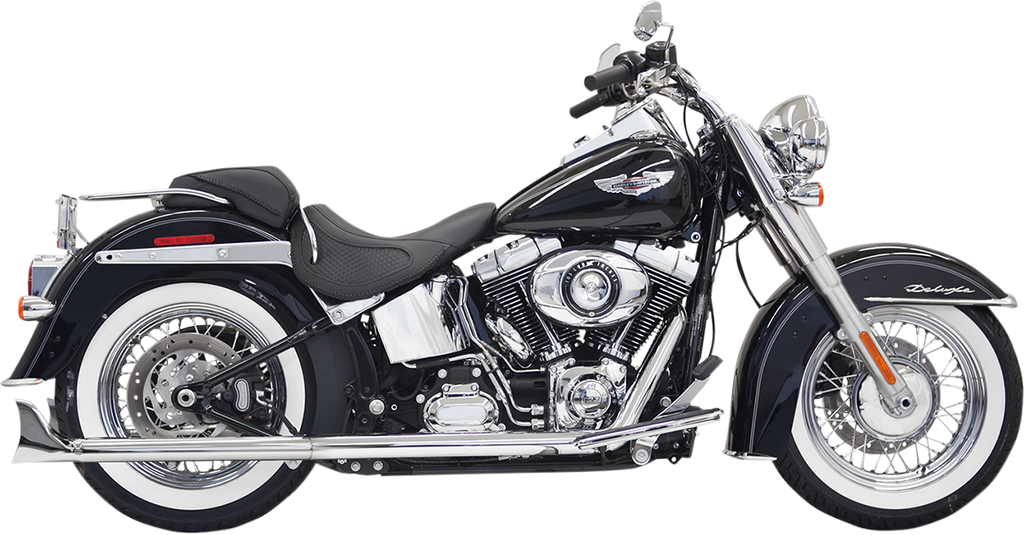 BASSANI XHAUST Fishtail Exhaust - 30" - Softail 1S46E-30