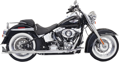 BASSANI XHAUST Fishtail Exhaust - 30" - Softail 1S46E-30