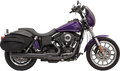 BASSANI XHAUST 2:1 Exhaust - Black - Megaphone - Long - '91-'05 FXD 13321R