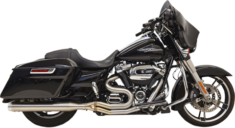 BASSANI XHAUST 2:1 Exhaust - Stainless Steel - Straight Can 1F28SS