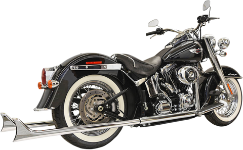 BASSANI XHAUST Fishtail Exhaust - 39" - Softail 1S26E-39