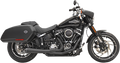 BASSANI XHAUST 2:1 Exhaust - Black 1S81RB