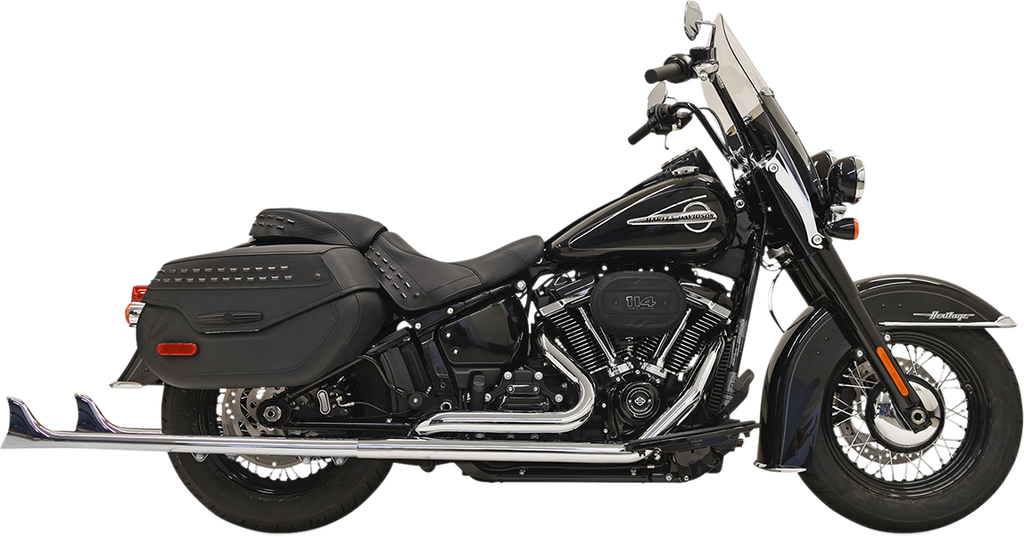 BASSANI XHAUST Fishtail Exhaust without Baffle - 39" 1S76E-39
