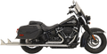 BASSANI XHAUST Fishtail Exhaust without Baffle - 39
