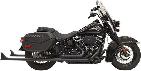 BASSANI XHAUST Fishtail Exhaust without Baffle - 39" 1S76EB39
