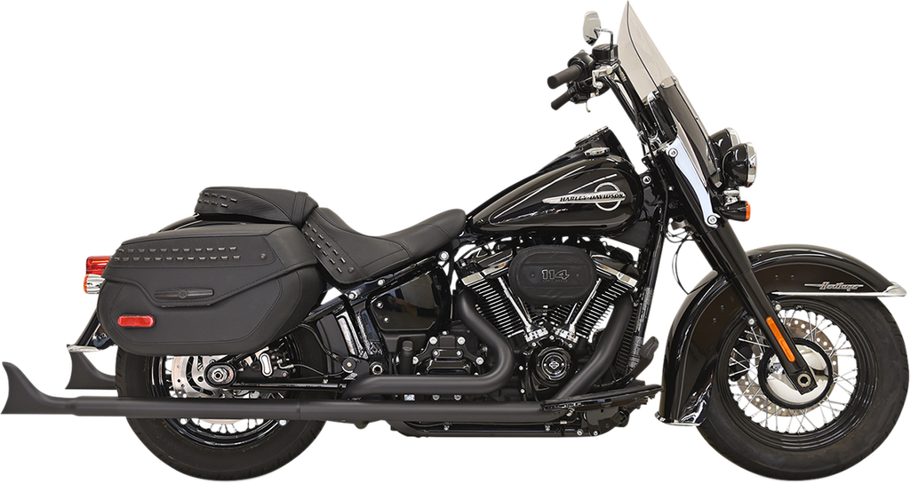 BASSANI XHAUST Fishtail Exhaust with Baffle - 33" 1S96EB33