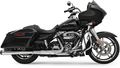 BASSANI XHAUST Megaphone Mufflers - Chrome/Black - FL 1F572R