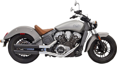 BASSANI XHAUST 3" Mufflers for Scout - Black 8S27BSB