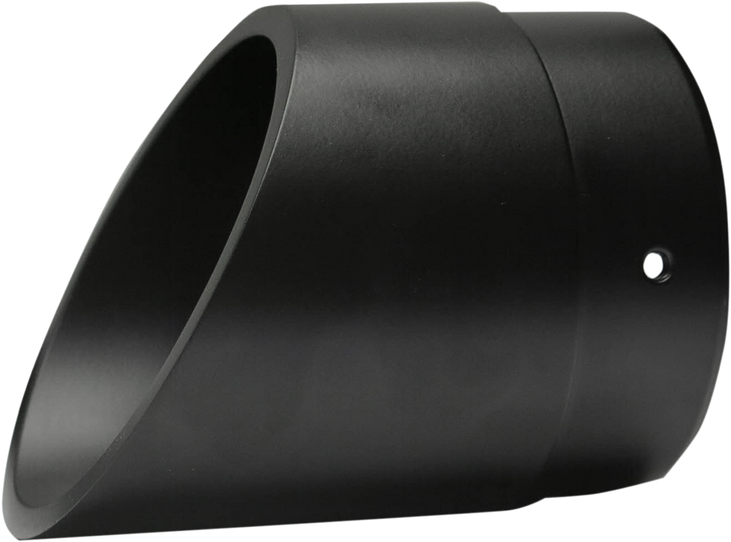 BASSANI XHAUST 4" End Cap - Black - Slash - +1" BE40SB+1