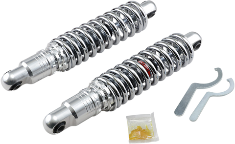DRAG SPECIALTIES SHOCKS Premium Ride-Height Adjustable Shocks - Chrome - Heavy Duty - 13" C16-0157H